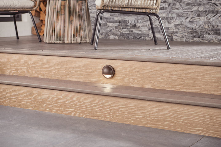 Kichler Canada - 15764AZT27R - LED Deck Light - Textured Architectural Bronze