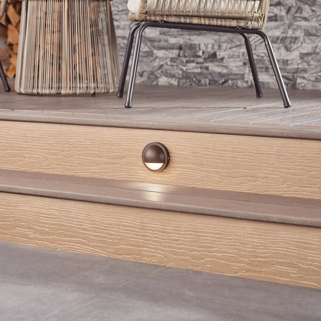 Kichler Canada - 15764AZT27R - LED Deck Light - Textured Architectural Bronze