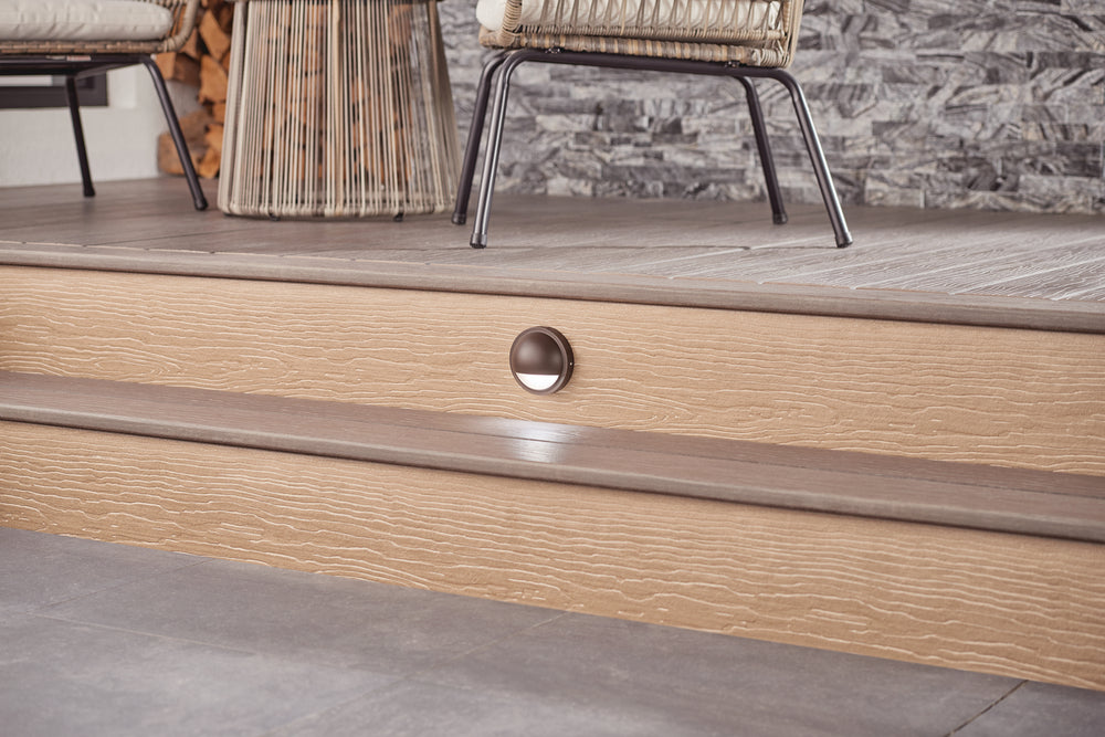 Kichler Canada - 15764AZT30R - LED Deck Light - Textured Architectural Bronze