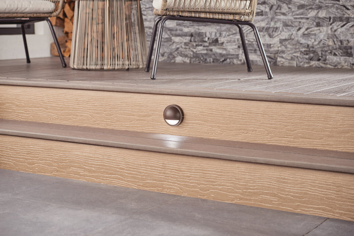 Kichler Canada - 15764AZT30R - LED Deck Light - Textured Architectural Bronze