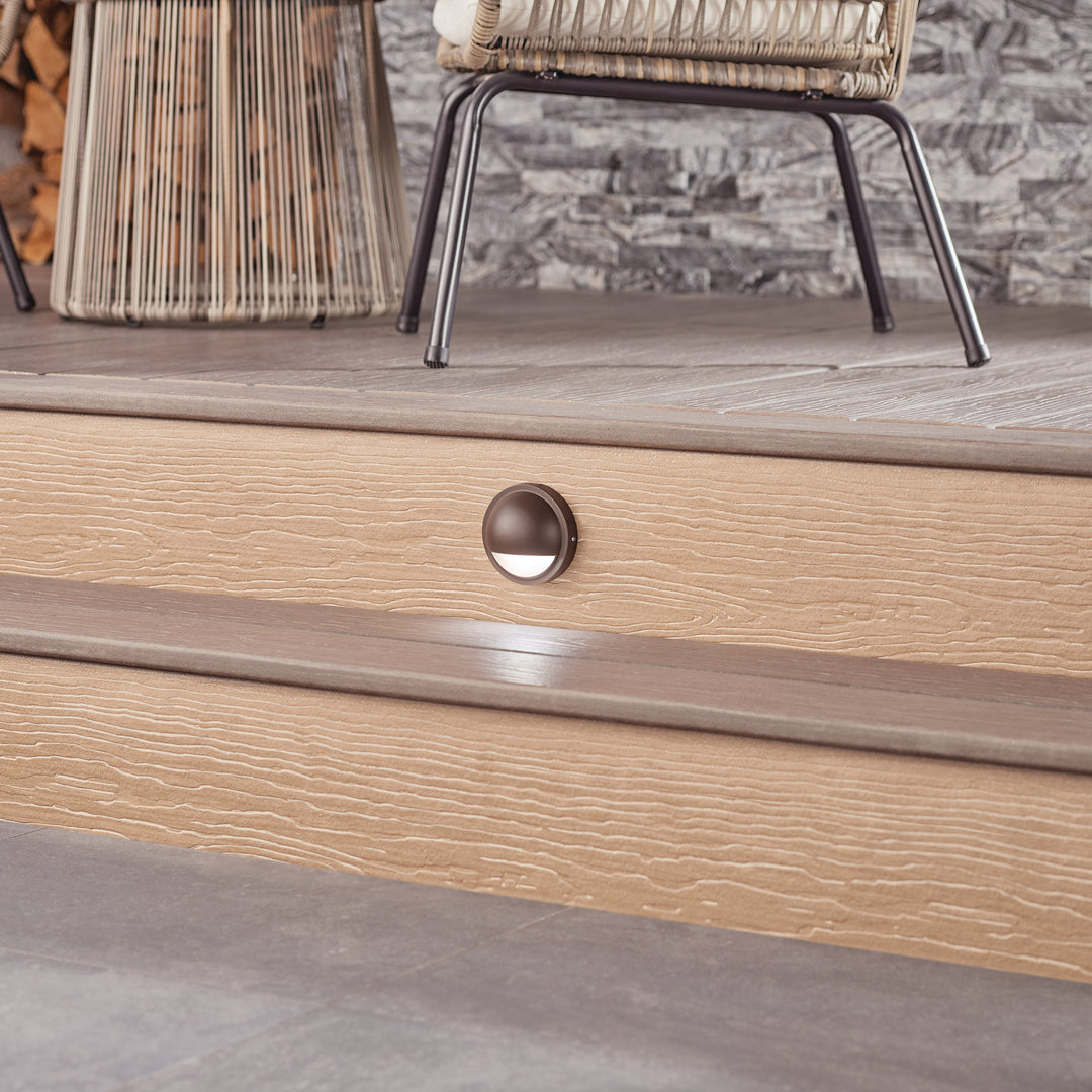 Kichler Canada - 15764AZT30R - LED Deck Light - Textured Architectural Bronze