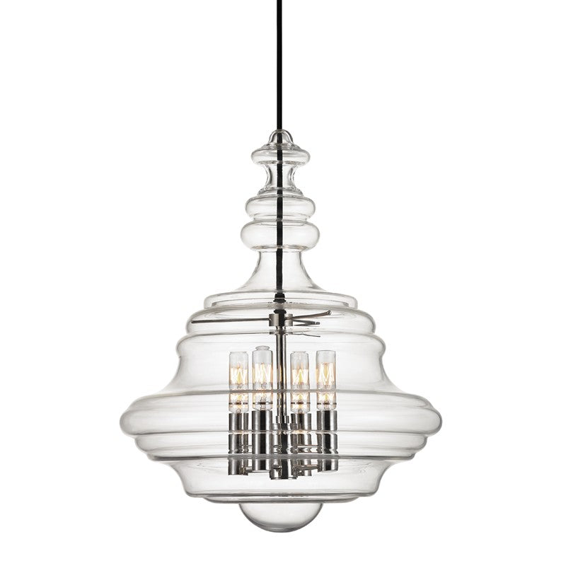 Washington Four Light Lantern in Polished Nickel - available from The Lighting Shoppe, trusted by Canadian homeowners