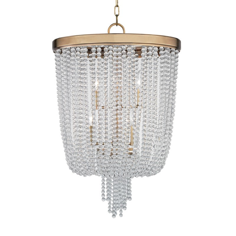Royalton Six Light Chandelier in Aged Brass - available from The Lighting Shoppe, trusted by Canadian homeowners