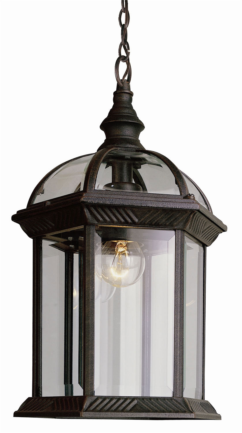 Wentworth One Light Hanging Lantern in Black Copper - available from The Lighting Shoppe, trusted by Canadian homeowners