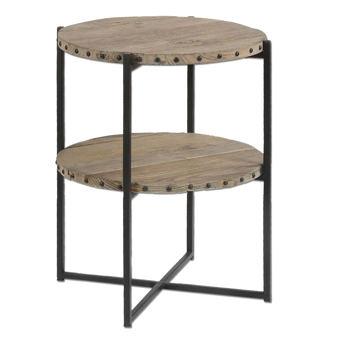 Kamau Accent Table in Iron - available from The Lighting Shoppe, trusted by Canadian homeowners