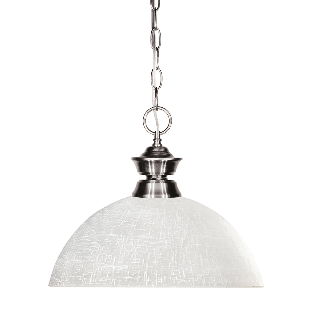 Shark One Light Pendant in Brushed Nickel - available from The Lighting Shoppe, trusted by Canadian homeowners