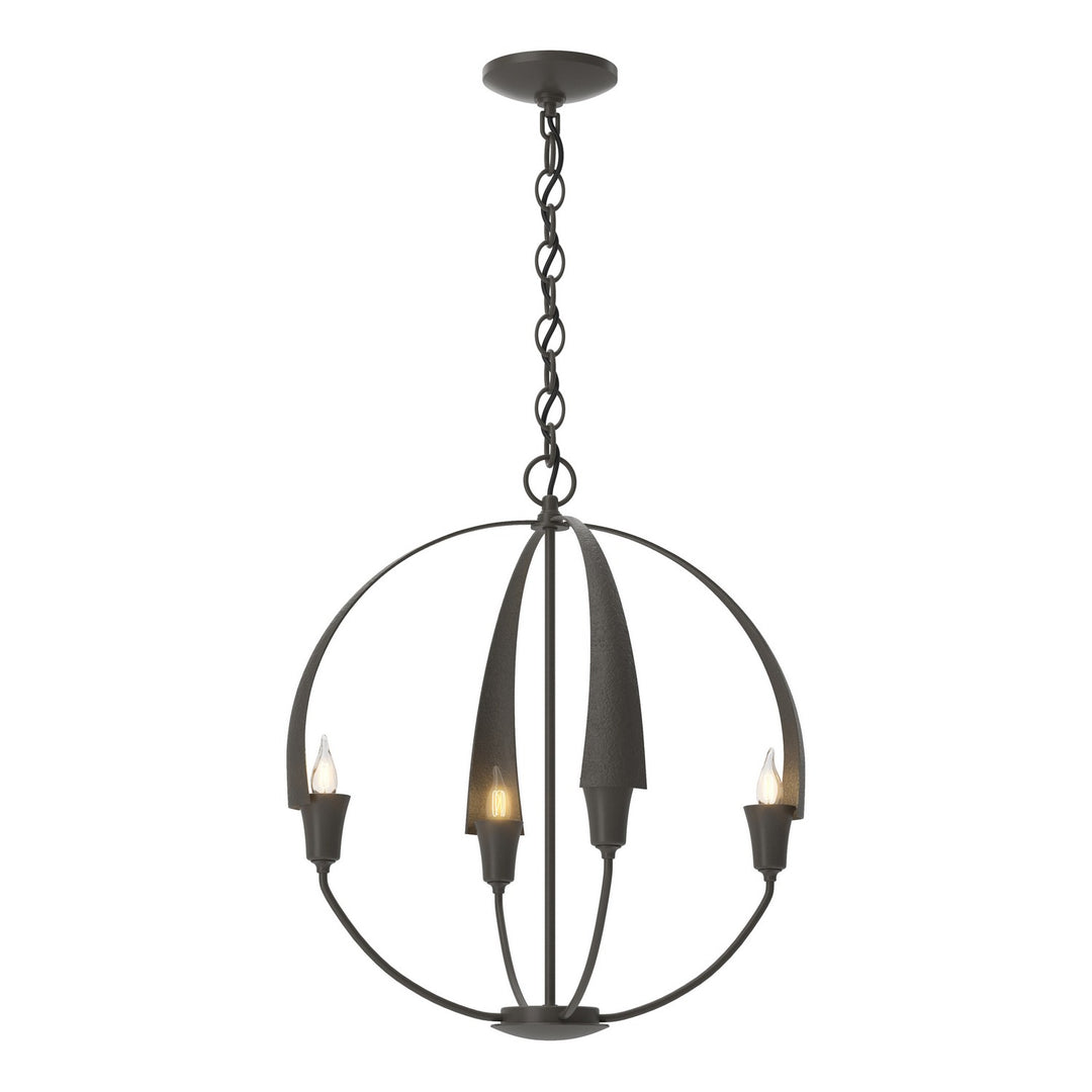 Cirque Four Light Chandelier in Dark Smoke - available from The Lighting Shoppe, trusted by Canadian homeowners