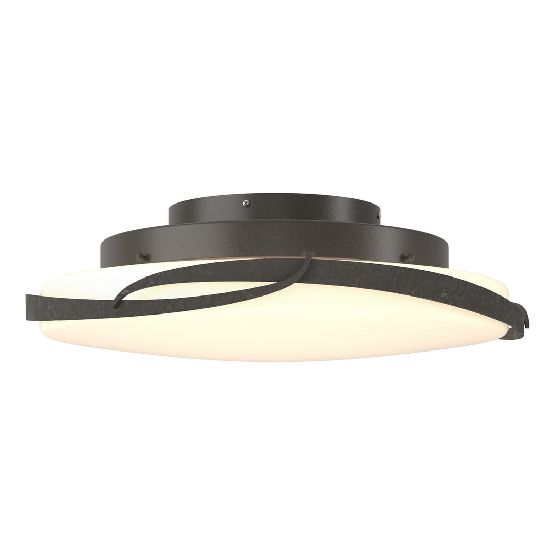 Hubbardton Forge Canada - 126742-LED-07-GG0437 - LED Semi-Flush Mount - Flora - Dark Smoke