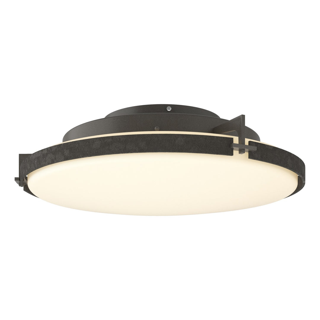 Hubbardton Forge Canada - 126747-LED-07-GG0437 - LED Semi-Flush Mount - Metra - Dark Smoke