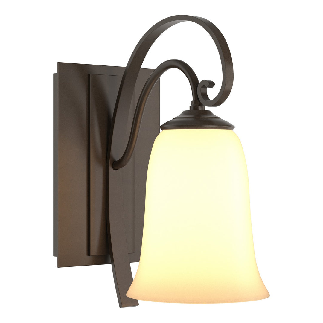 Hubbardton Forge Canada - 204531-SKT-05-GG0035 - One Light Wall Sconce - Scroll - Bronze