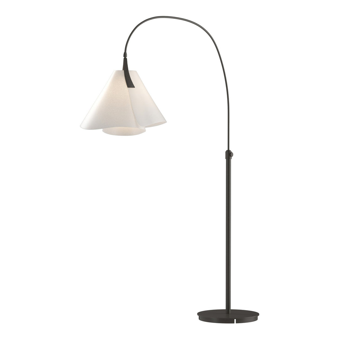 Hubbardton Forge Canada - 234505-SKT-07-SH1992 - One Light Floor Lamp - Mobius - Dark Smoke