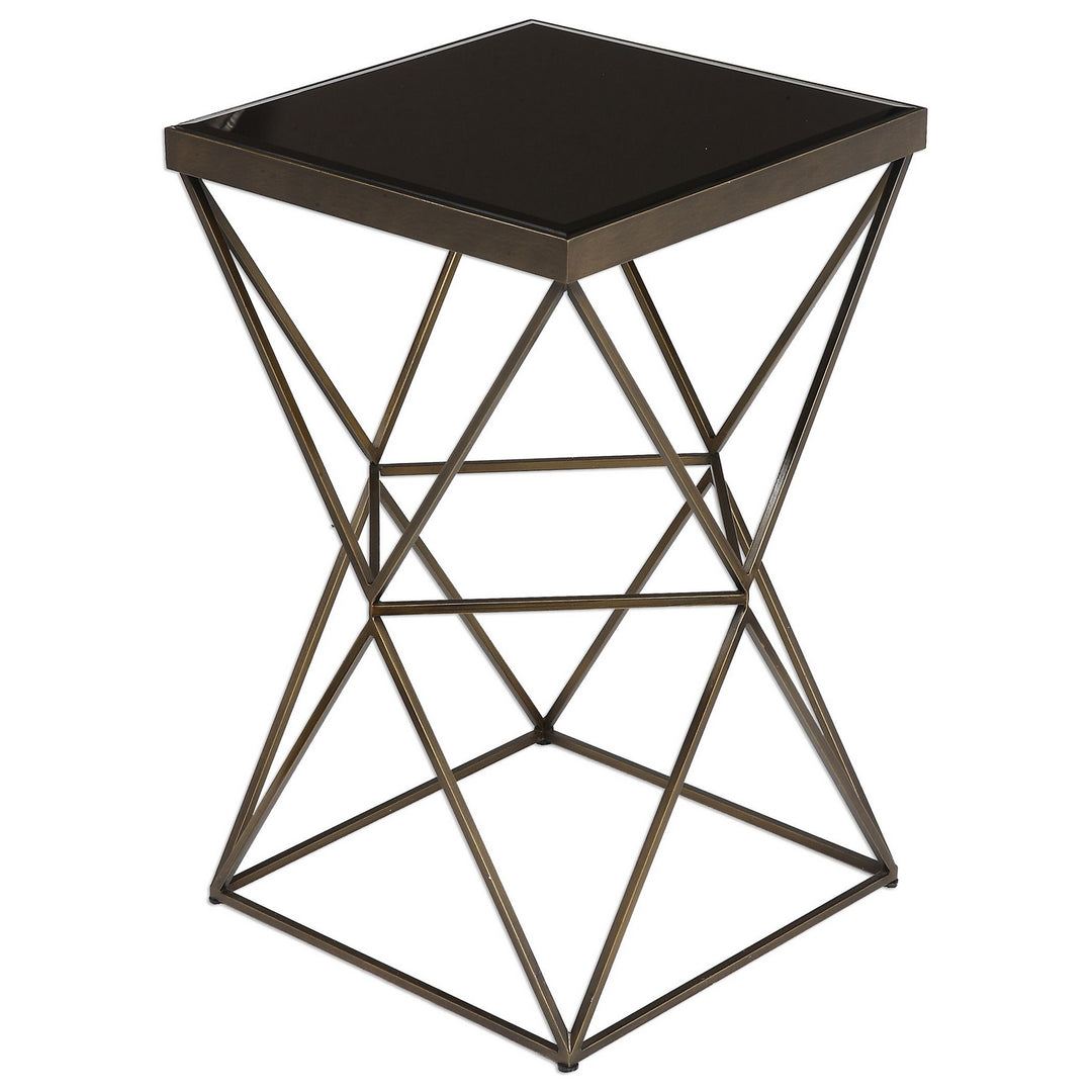 Uberto Accent Table in Antique Bronze - available from The Lighting Shoppe, trusted by Canadian homeowners