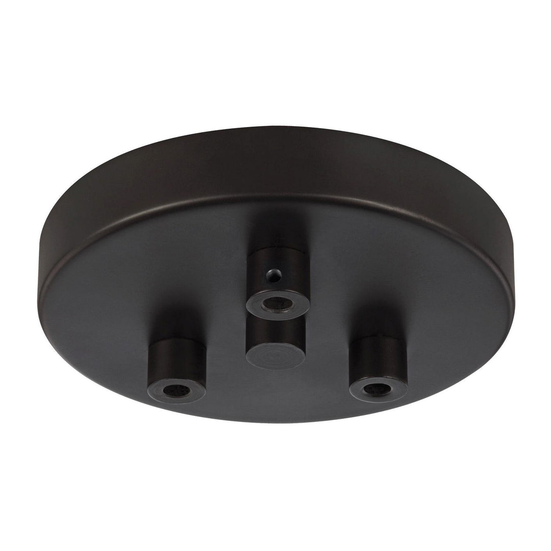Generation Lighting Canada - MPC03ORB - Three Light Multi-Port Canopy with Swag Hooks - Multi-Port Canopies - Oil Rubbed Bronze