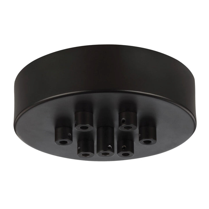 Generation Lighting Canada - MPC07ORB - Seven Light Multi-Port Canopy with Swag Hooks - Multi-Port Canopies - Oil Rubbed Bronze