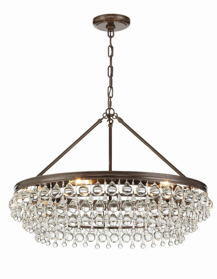 Calypso Six Light Chandelier in Vibrant Bronze - available from The Lighting Shoppe, trusted by Canadian homeowners