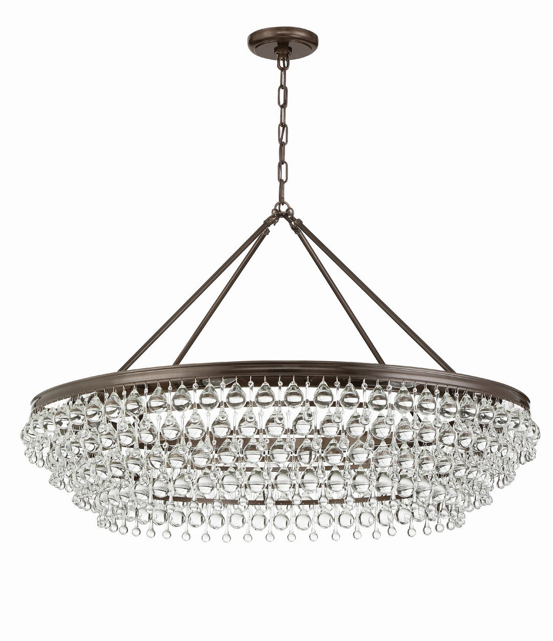 Calypso Eight Light Chandelier in Vibrant Bronze - available from The Lighting Shoppe, trusted by Canadian homeowners