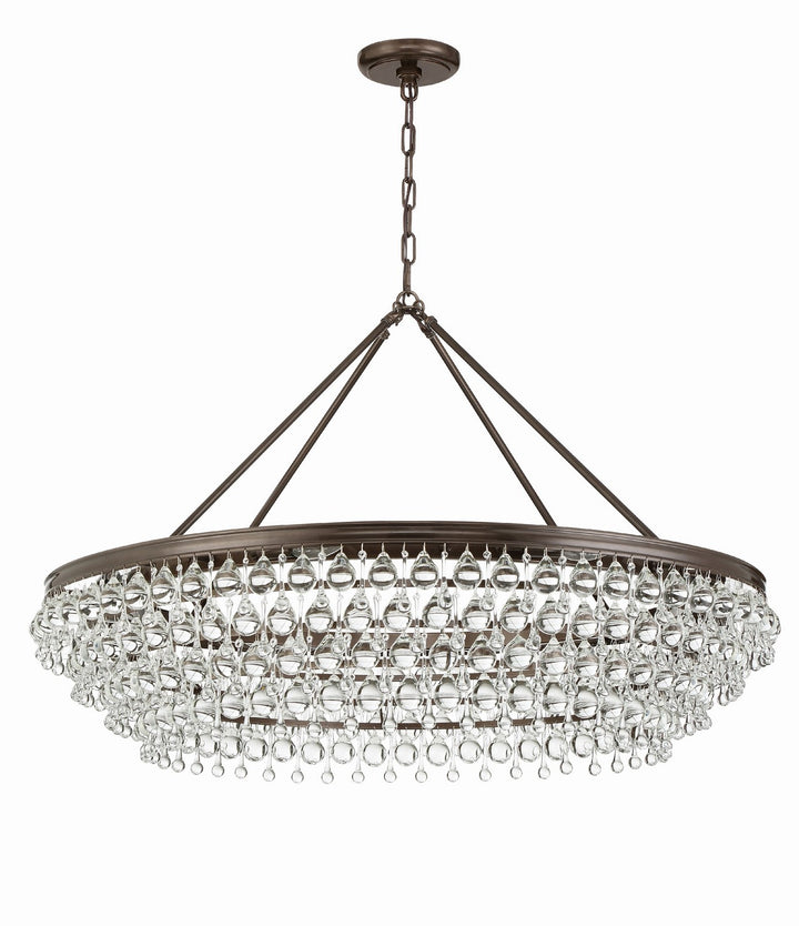 Calypso Eight Light Chandelier in Vibrant Bronze - available from The Lighting Shoppe, trusted by Canadian homeowners