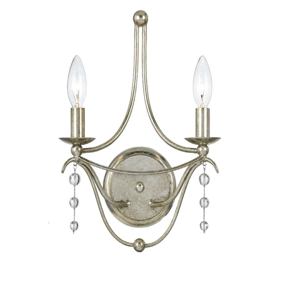 Metro Two Light Wall Sconce in Antique Silver - available from The Lighting Shoppe, trusted by Canadian homeowners