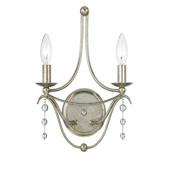 Metro Two Light Wall Sconce in Antique Silver - available from The Lighting Shoppe, trusted by Canadian homeowners