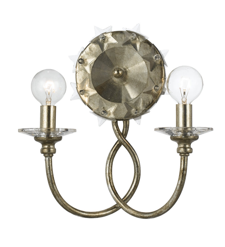 Willow Two Light Wall Sconce in Antique Silver - available from The Lighting Shoppe, trusted by Canadian homeowners