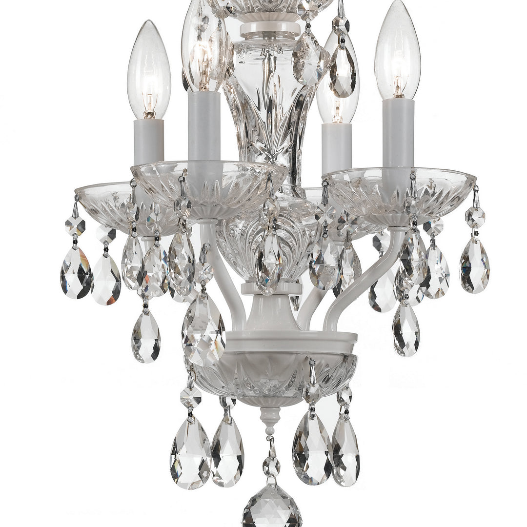 Crystorama - 5534-WW-CL-I - Four Light Mini Chandelier - Welton - Wet White