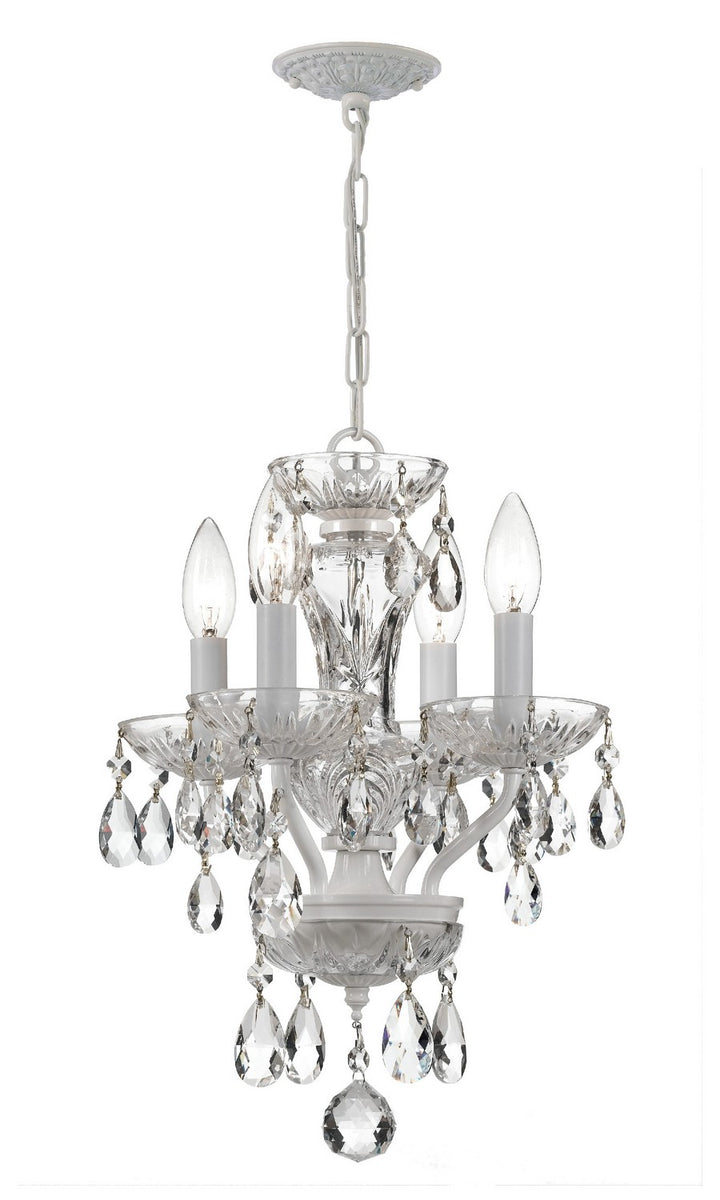 Crystorama - 5534-WW-CL-I - Four Light Mini Chandelier - Welton - Wet White