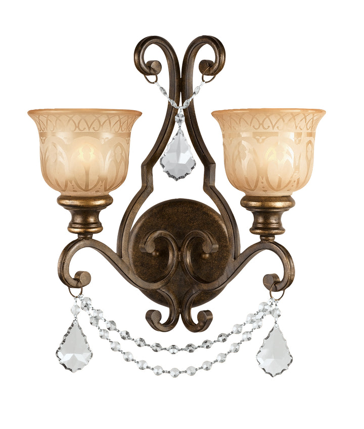Norwalk Two Light Wall Sconce in Bronze Umber - available from The Lighting Shoppe, trusted by Canadian homeowners