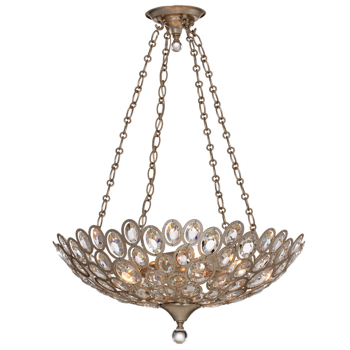 Sterling Five Light Chandelier in Distressed Twilight - available from The Lighting Shoppe, trusted by Canadian homeowners