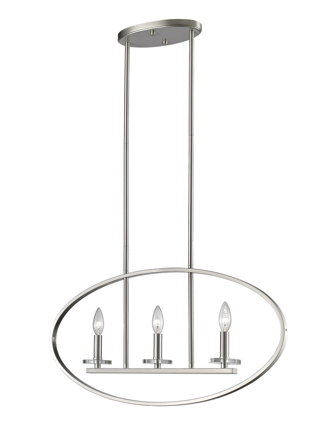 Z-Lite Canada - 2010-3L-BN - Three Light Linear Chandelier - Verona - Brushed Nickel