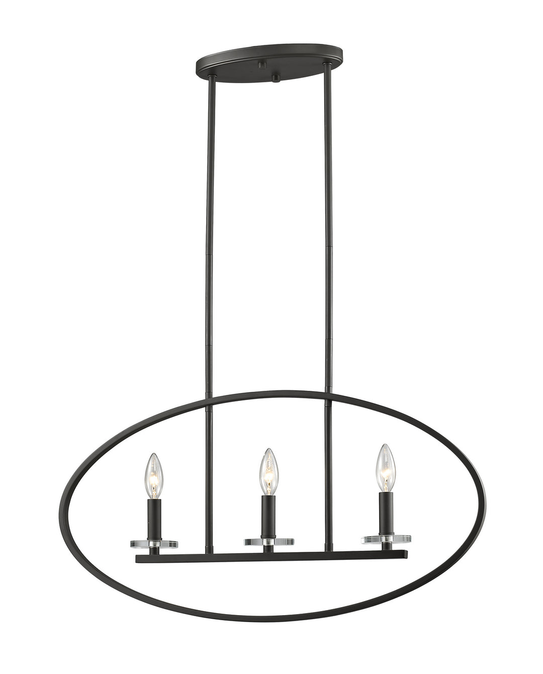 Z-Lite Canada - 2010-3L-BRZ - Three Light Linear Chandelier - Verona - Bronze