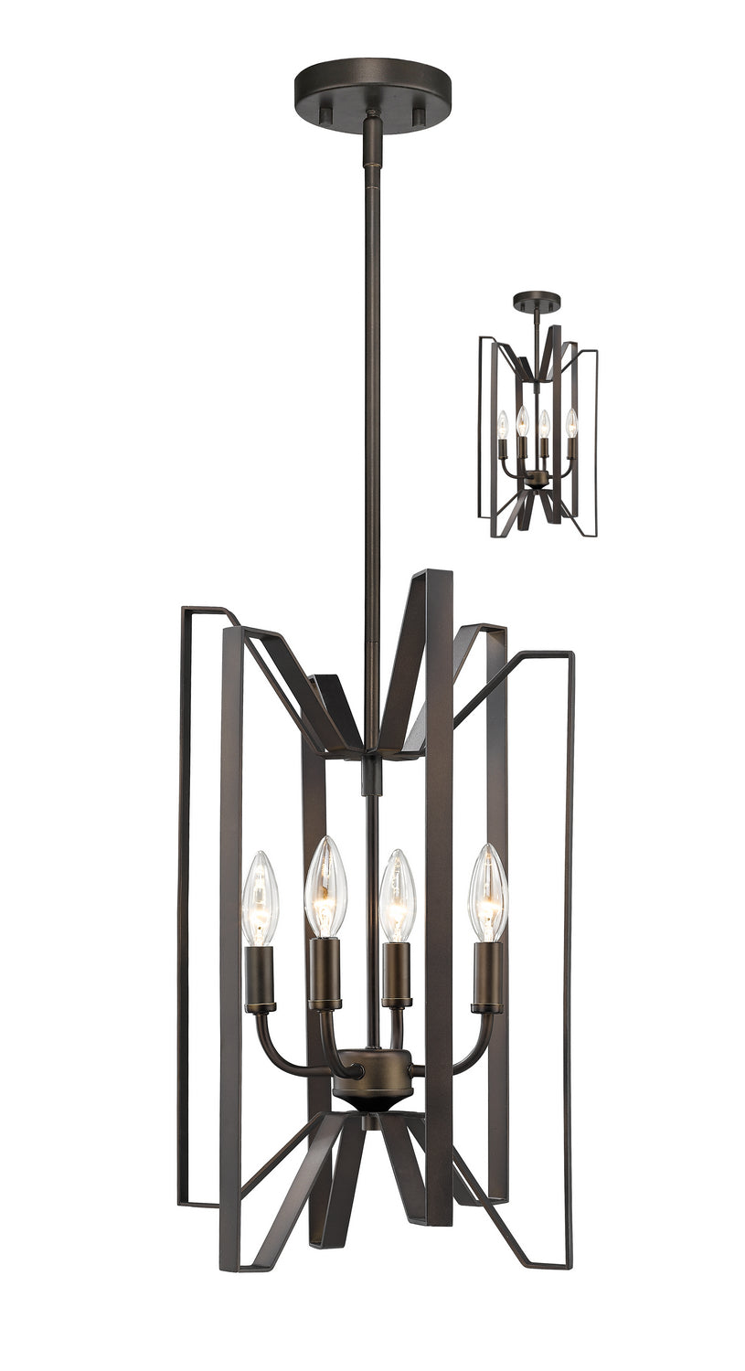Z-Lite Canada - 4000-4BRZ - Four Light Chandelier - Marsala - Bronze