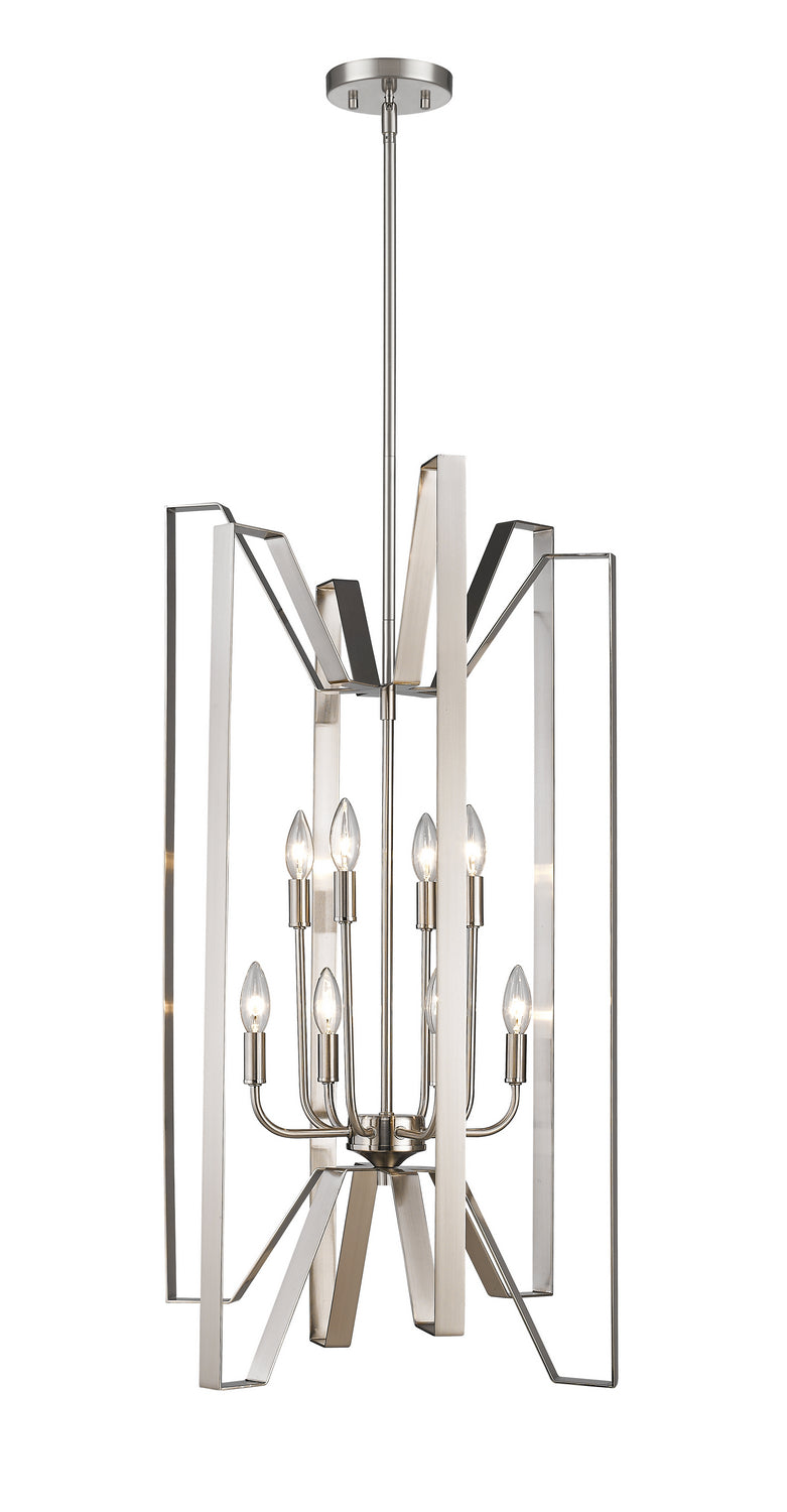 Z-Lite Canada - 4000-8BN - Eight Light Chandelier - Marsala - Brushed Nickel