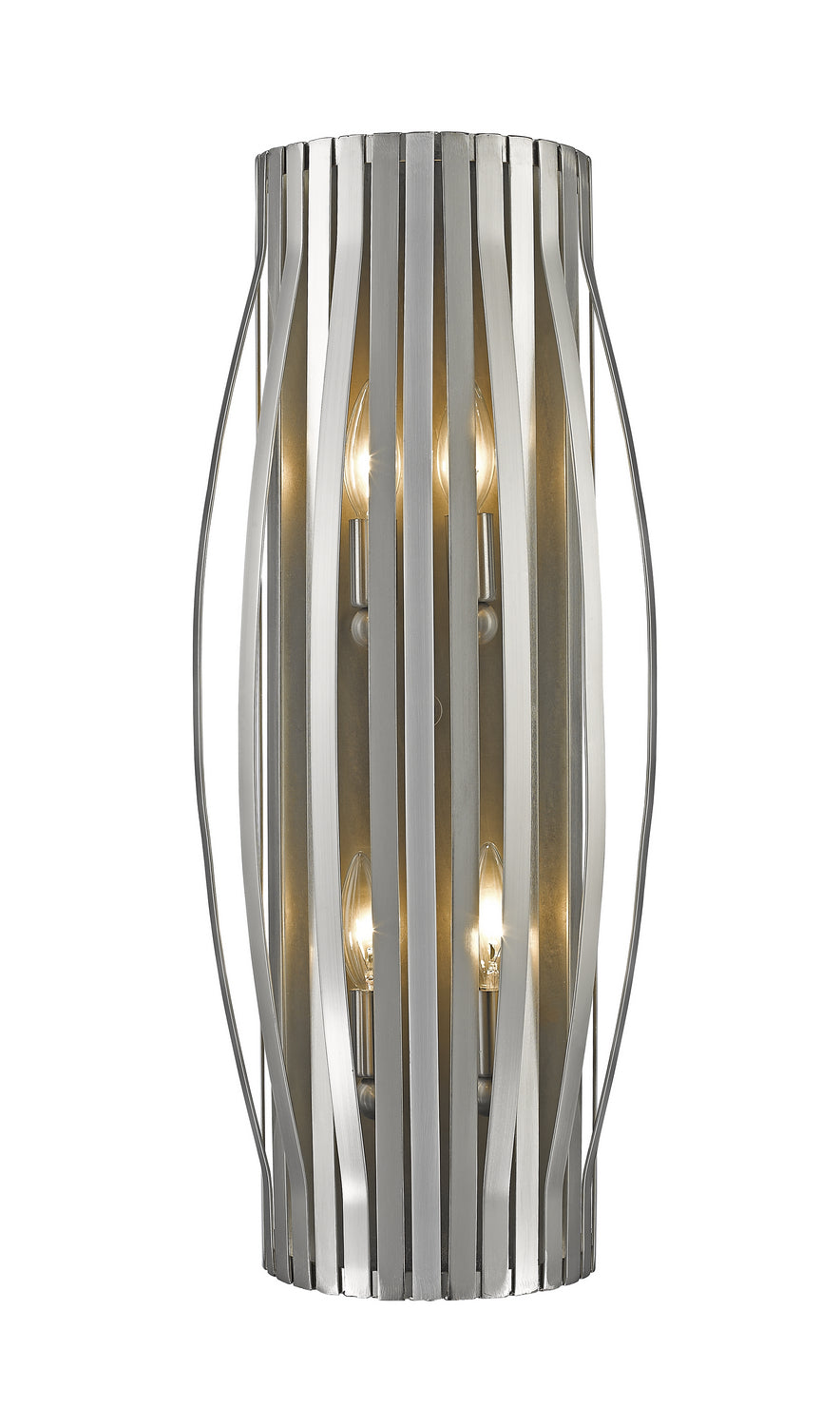 Moundou Four Light Wall Sconce in Brushed Nickel - available from The Lighting Shoppe, trusted by Canadian homeowners