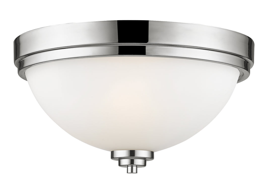 Ashton Two Light Flush Mount in Chrome - available from The Lighting Shoppe, trusted by Canadian homeowners