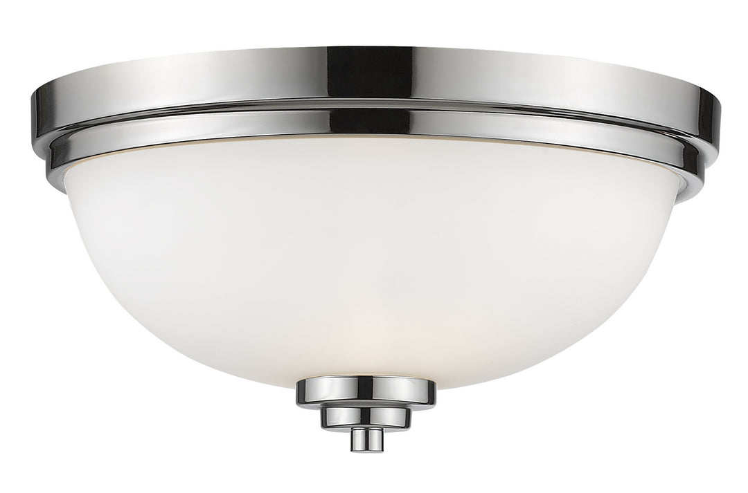Ashton Three Light Flush Mount in Chrome - available from The Lighting Shoppe, trusted by Canadian homeowners