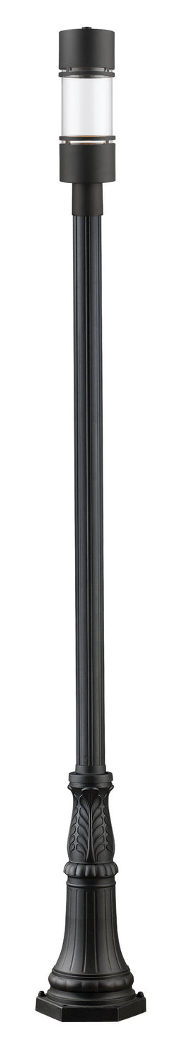 Luminata LED Outdoor Post Moun Fixture in Black - available from The Lighting Shoppe, trusted by Canadian homeowners