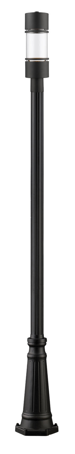 Luminata LED Outdoor Post Moun Fixture in Black - available from The Lighting Shoppe, trusted by Canadian homeowners