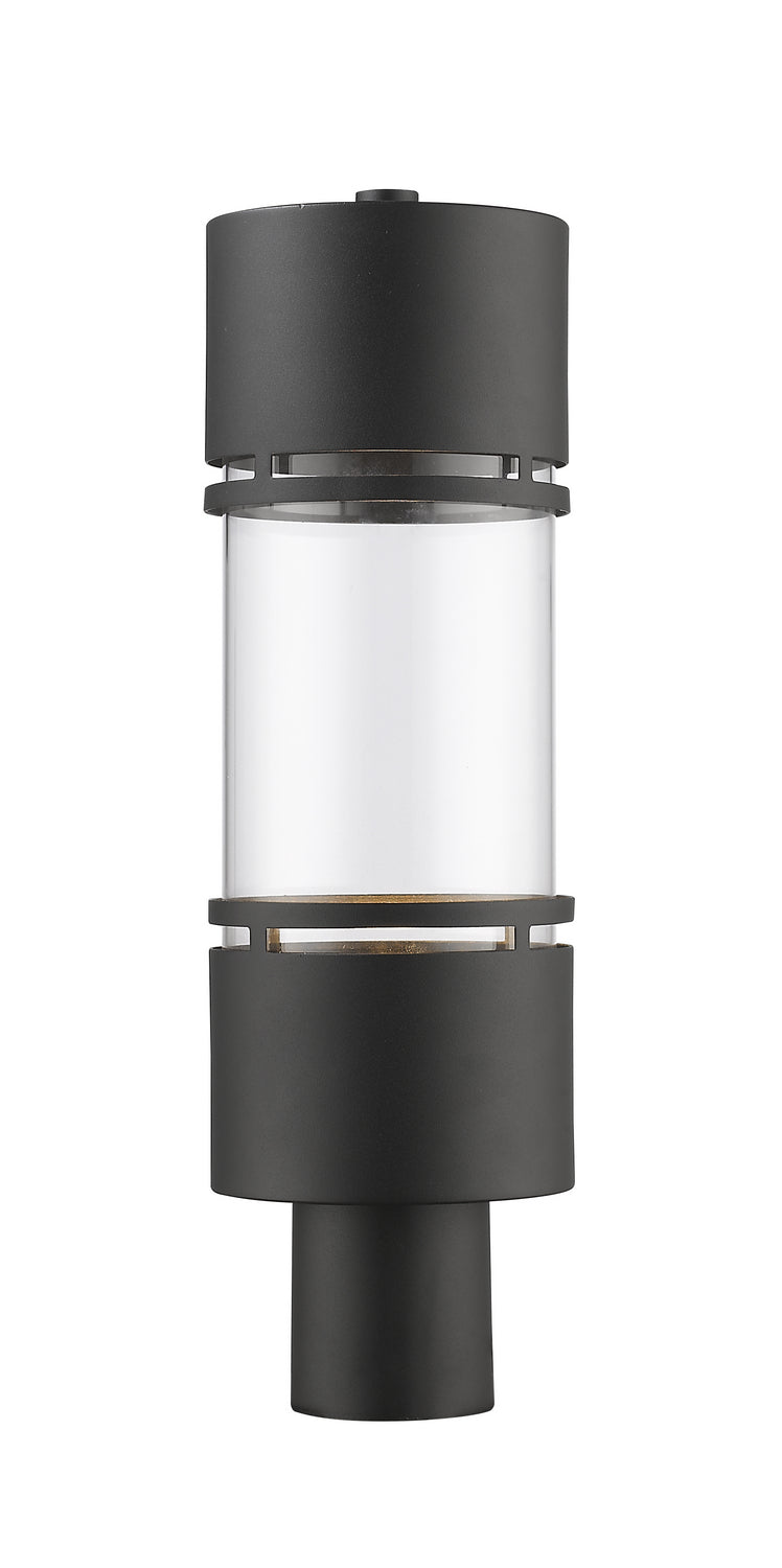 Luminata LED Outdoor Post Moun Fixture in Black - available from The Lighting Shoppe, trusted by Canadian homeowners