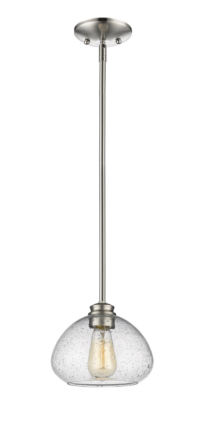 Amon One Light Pendant in Brushed Nickel - available from The Lighting Shoppe, trusted by Canadian homeowners