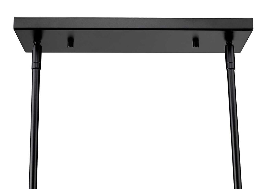 Glacier 5-Light Clear Water Glass Linear Pendant Mirage Lighting Group