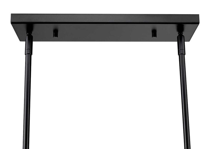 Glacier 5-Light Clear Water Glass Linear Pendant Mirage Lighting Group