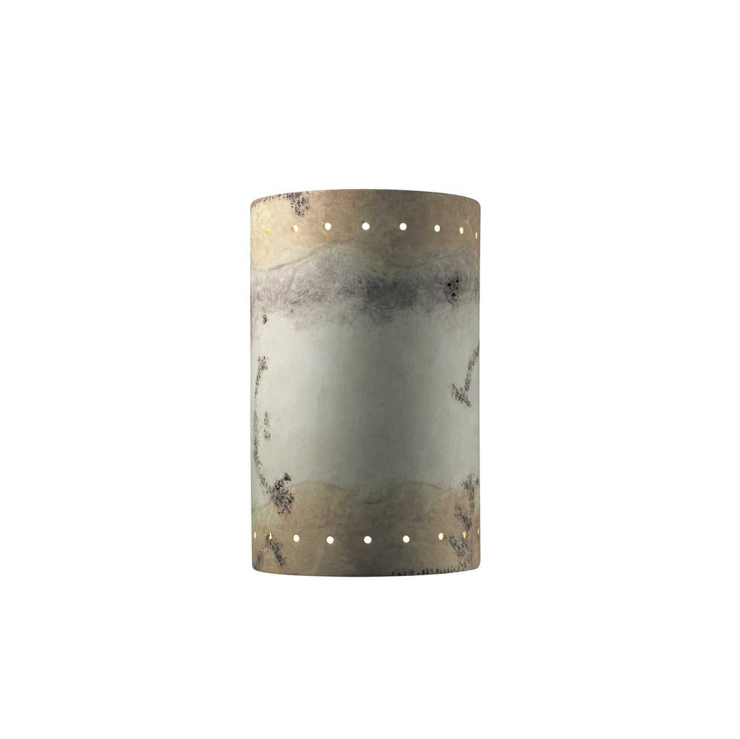 Ambiance LED Lantern in Greco Travertine Justice Designs