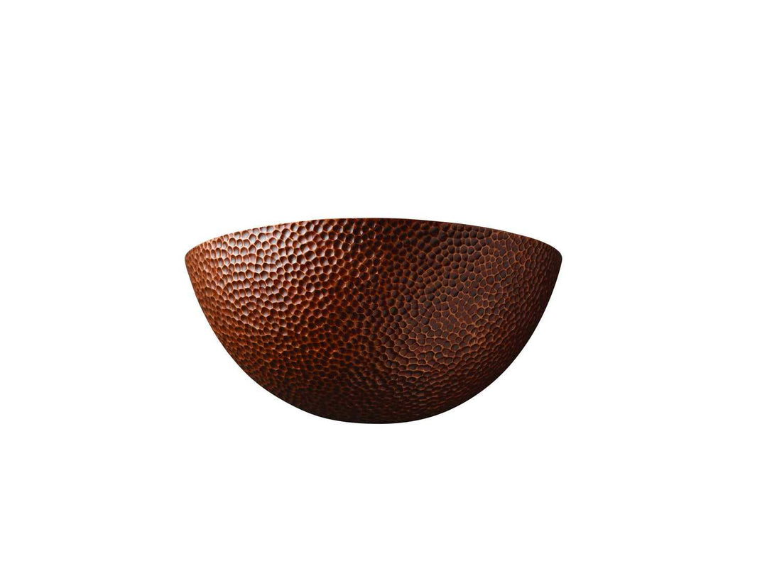 Ambiance LED Lantern in Hammered Copper Justice Designs
