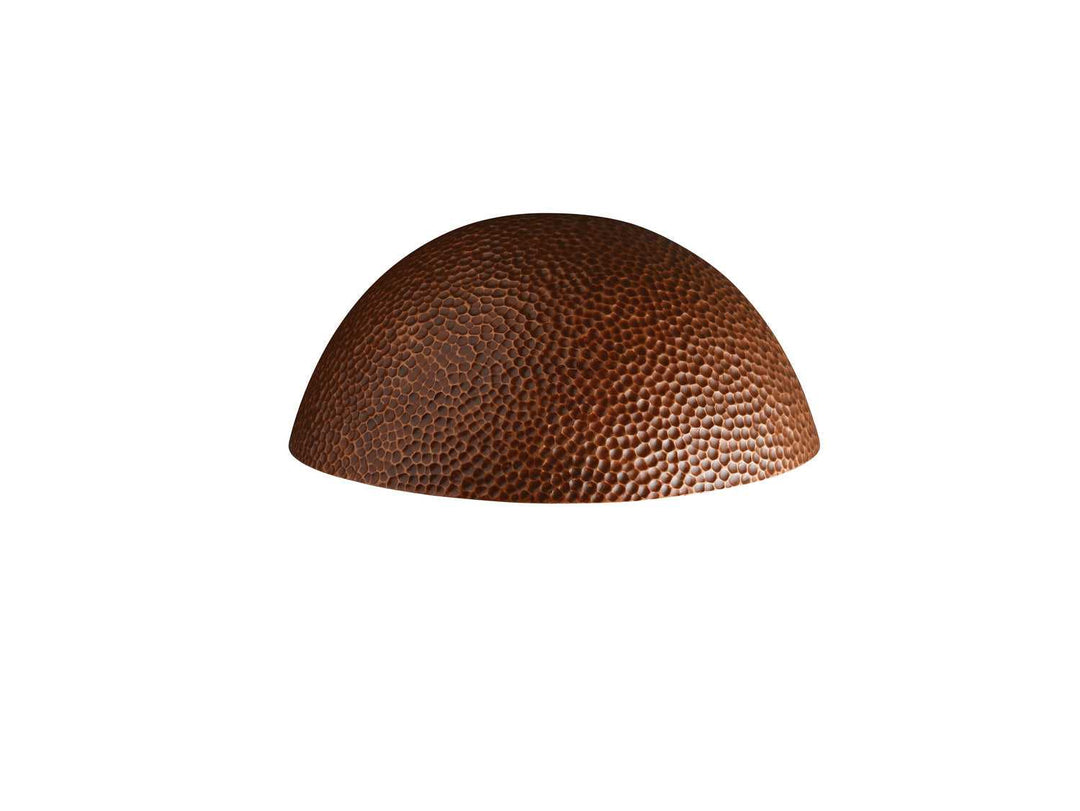 Ambiance LED Lantern in Hammered Copper Justice Designs