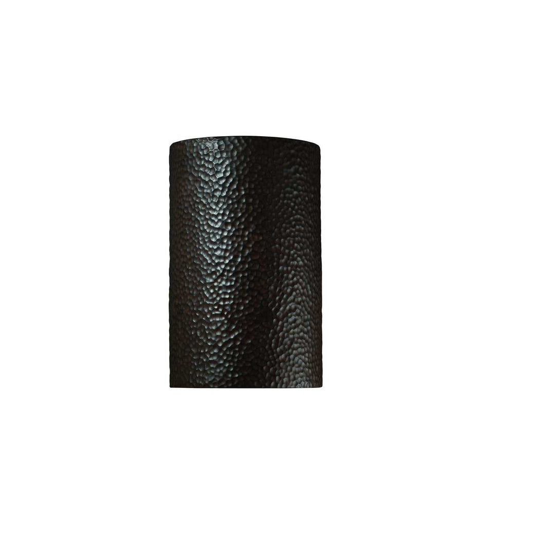 Ambiance LED Wall Sconce in Hammered Iron Justice Designs