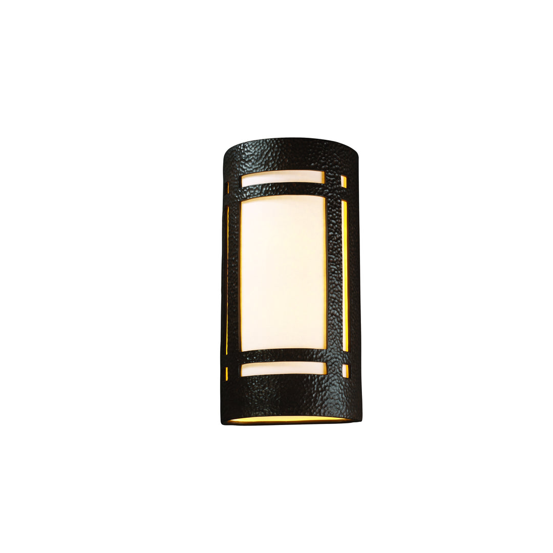 Justice Designs - CER-7497-HMIR-LED2-2000 - LED Lantern - Ambiance - Hammered Iron