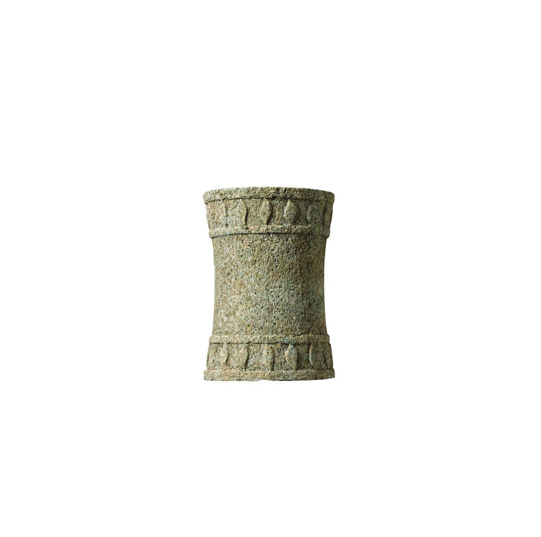 Tuscan Garden LED Wall Sconce in Mocha Travertine Justice Designs