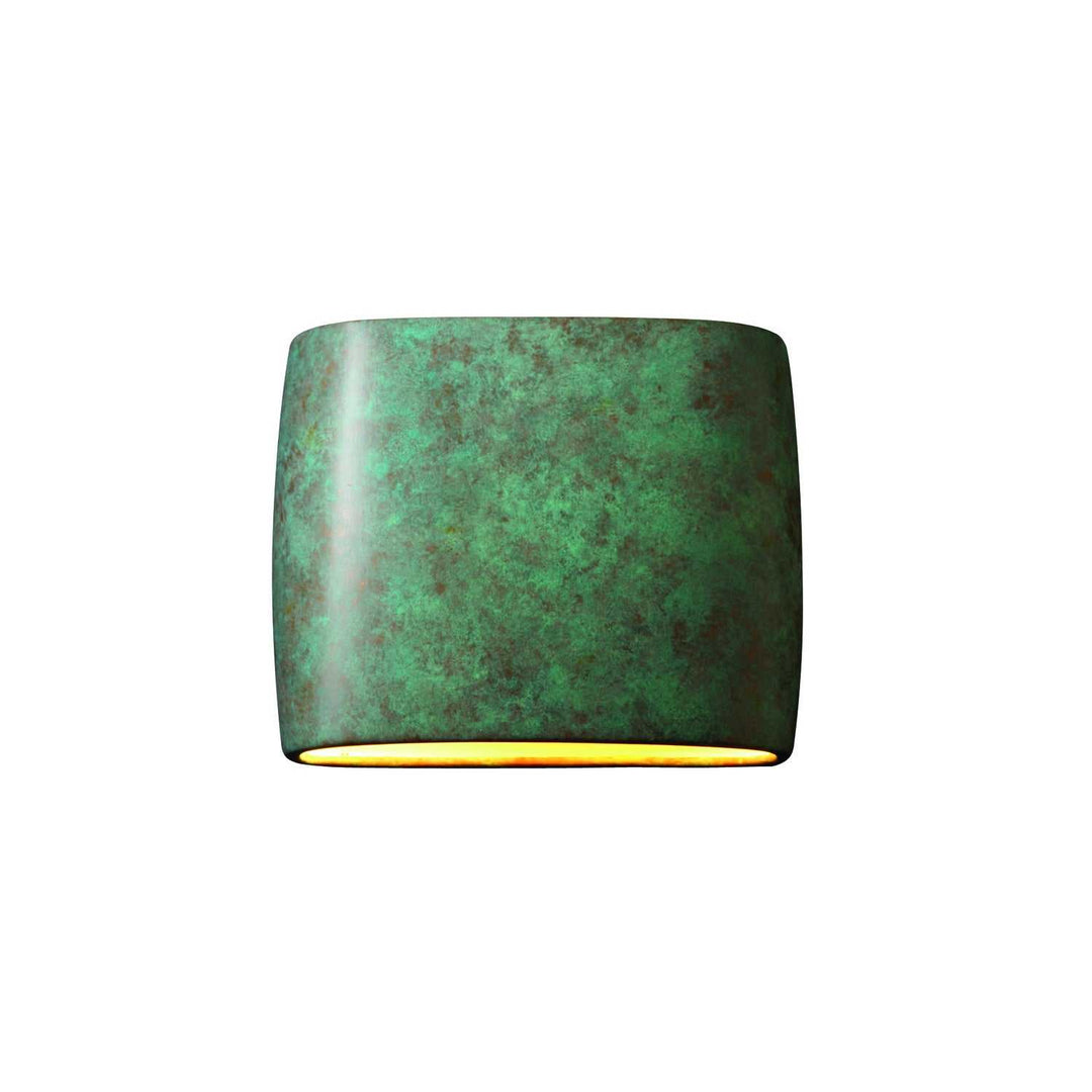 Ambiance LED Wall Sconce in Verde Patina Justice Designs