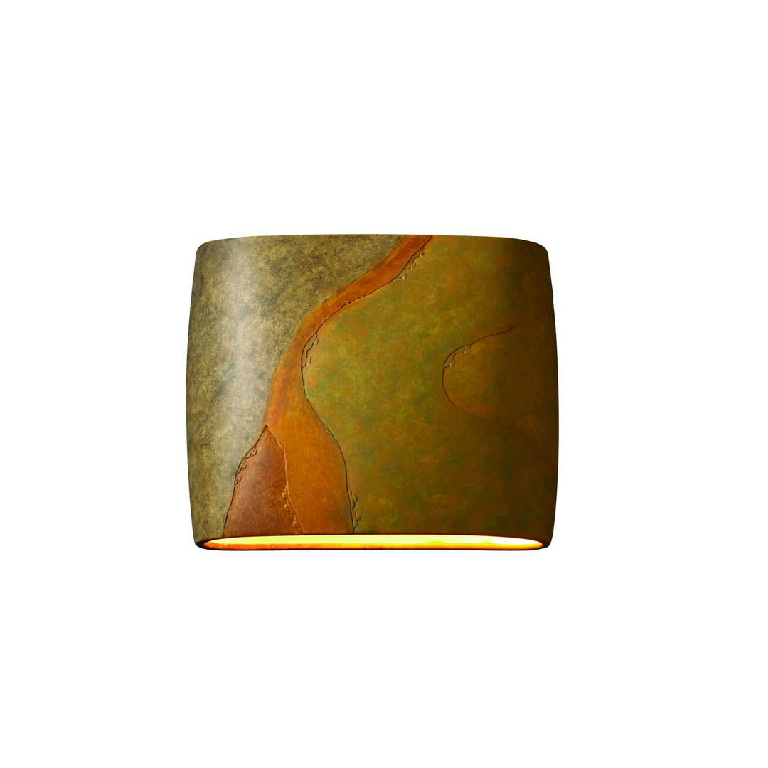 Ambiance LED Wall Sconce in Harvest Yellow Slate Justice Designs