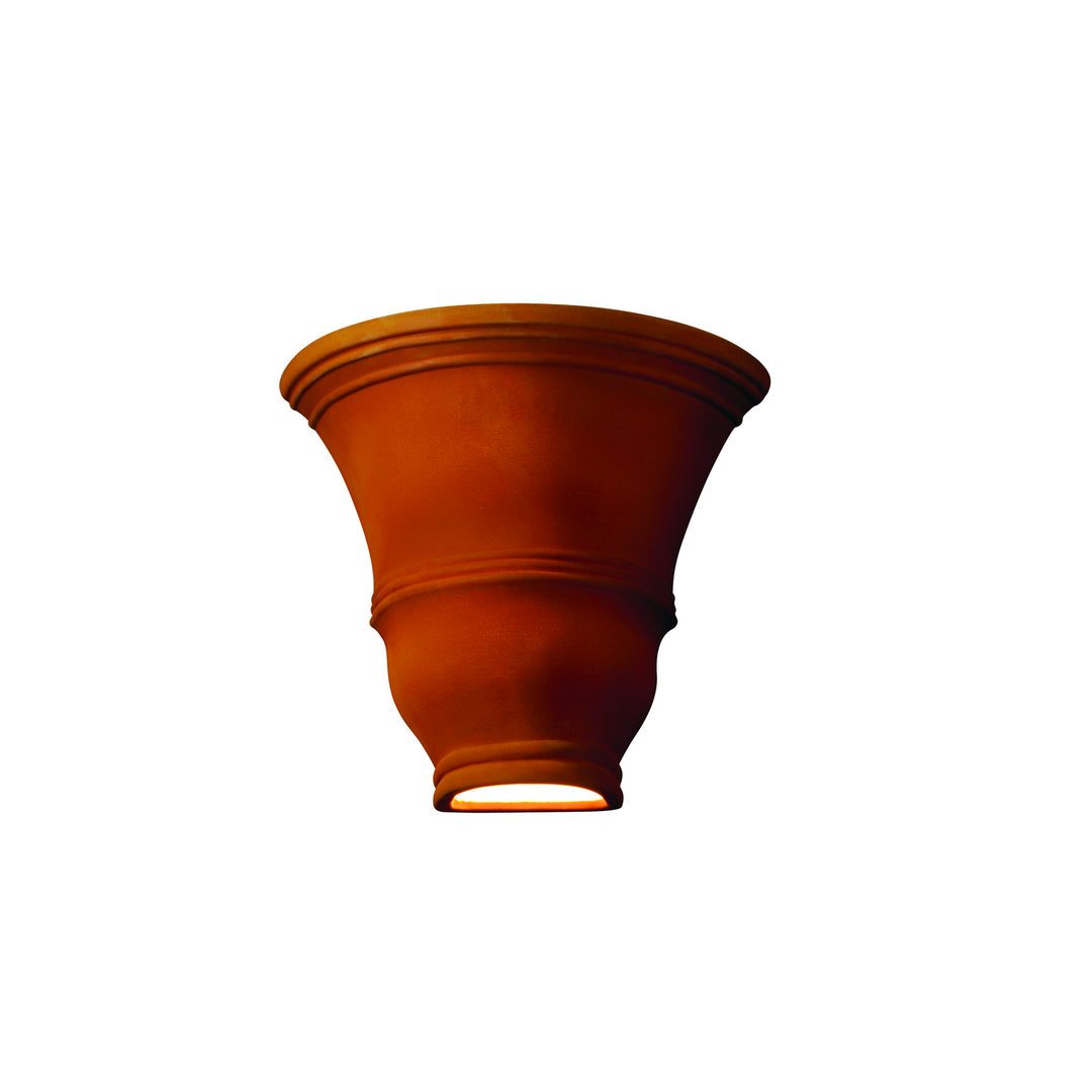 Justice Designs - CER-9835W-RRST-LED1-1000 - LED Lantern - Ambiance - Real Rust